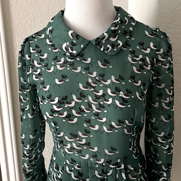 Beach Bash Dress Pinup Novelty Print Rockabily Flattering Lined Small - Picture 2 of 16